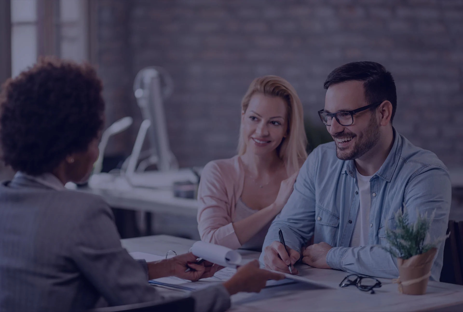 Technology professionals in a business meeting